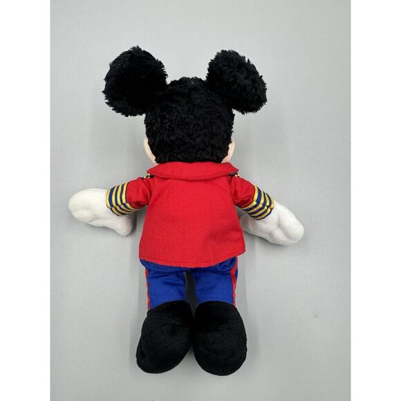 Disney Cruise Line Captain Mickey Mouse Red Jacket 10” Plush No Hat - Picture 4 of 4